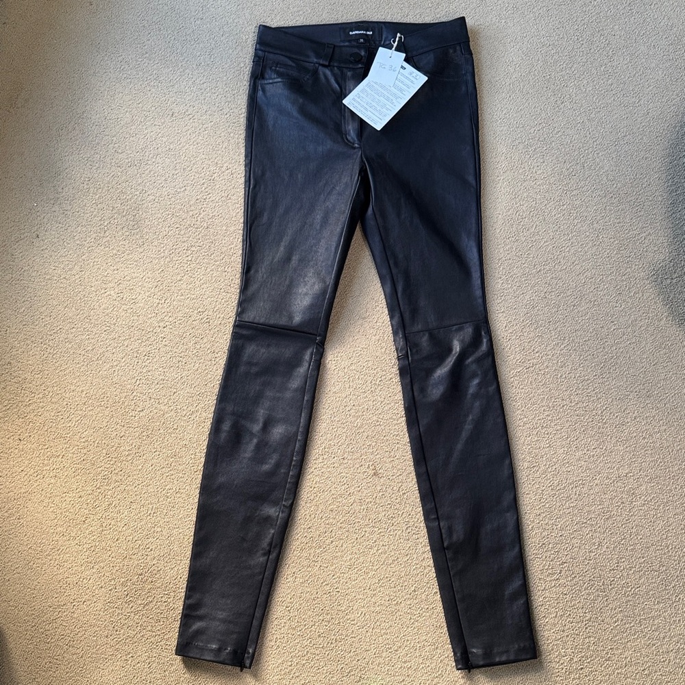 Barbara Bui Genuine Black Leather Pants